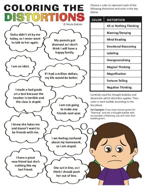The worksheets are offered in developmentally appropriate versions for kids of different ages. Pin on Cognitive Distortions.
