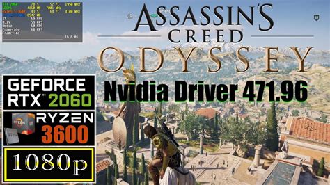 Assassins Creed Odyssey Nvidia Driver P Very High Rtx