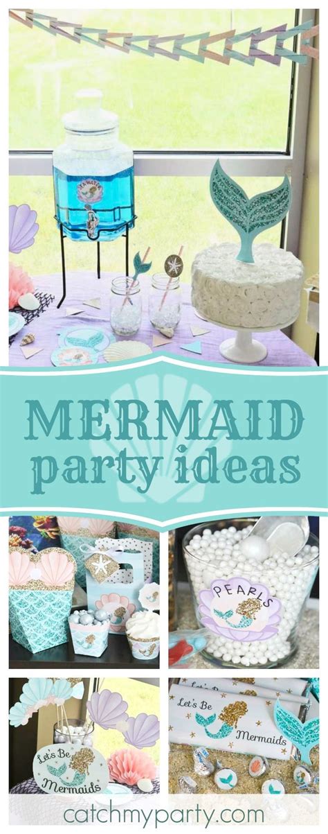 Lets All Be Mermaids At This Wonderful Mermaid Birthday Party The