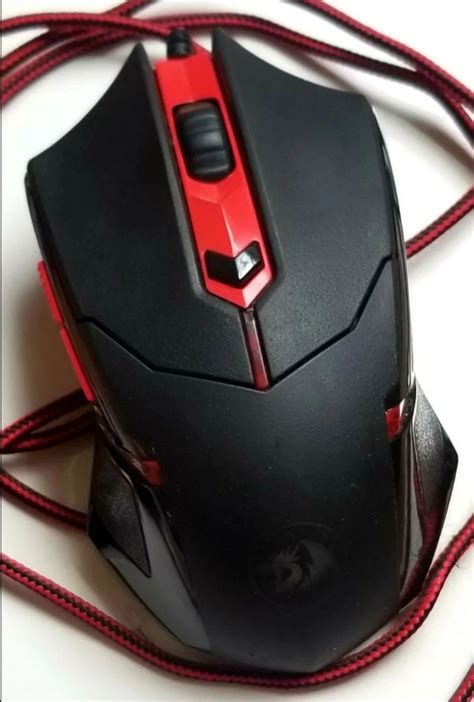Red Dragon Backlit Gaming Mouse Gaming Mouse Red Dragon Foot Pads