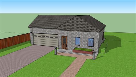 Artstation Simple House 3d Model With Sketchup
