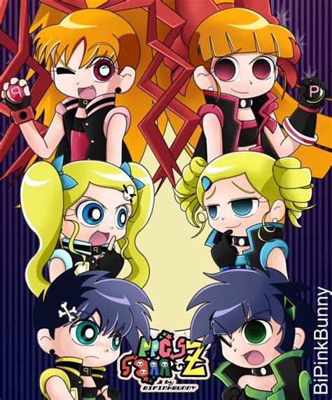 Ppnkg X Darkppgz By Bipinkbunny On Deviantart Powerpuff Girls Anime