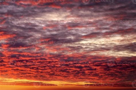 Fiery Orange Sunset Sky 853435 Stock Photo At Vecteezy