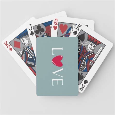 Love Themed Playing Cards
