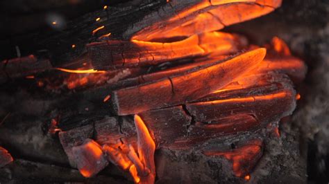 Free photo: Glowing Wood Charcoal - Burn, Burning, Charcoal - Free Download - Jooinn