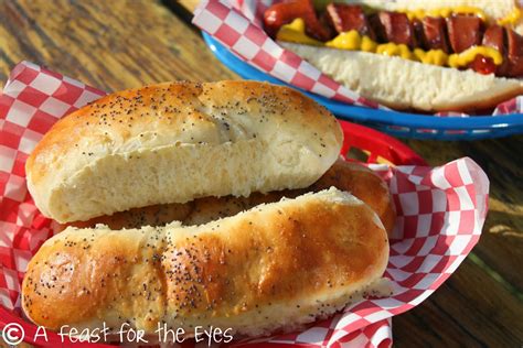 Perfect Homemade Hot Dog Buns In About An Hour A Feast For The Eyes
