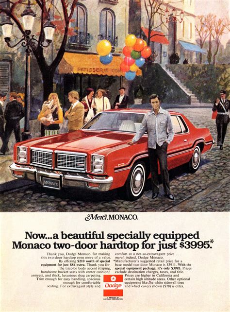 1977 Dodge Monaco Advertisement Journal