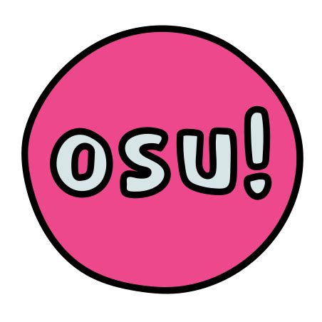 Osu Icon In Doodle Style