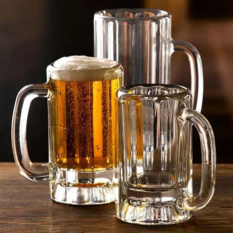 Panelled Beer Mugs 22oz 650ml Buy Handled Beer Glass Robust Beer Mug With Durable Handled