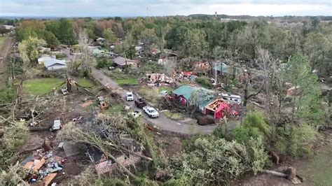 First Light Drone Video Reveals Extent Of Tornado Damage In Idabel Oklahoma Videos From The