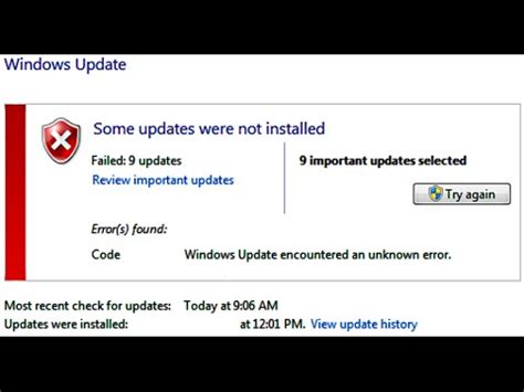 How To Fix Windows Update Failure Windows Update Errors In Easy Steps