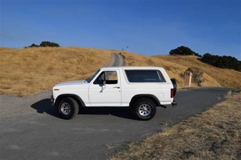 1986 White Ford Bronco For Sale Photos Technical Specifications