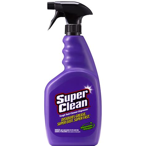 Super Clean Tough Task Cleaner Degreaser — 32oz Spray Bottle Model