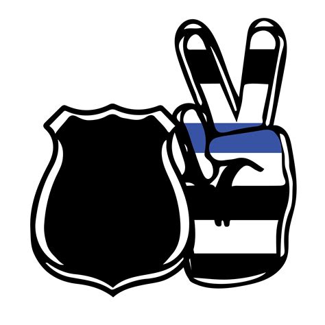 Police Svg Thin Blue Line Svg Designs Police Heart Flag Inspire