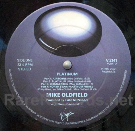 Mike Oldfield Platinum Uk Lp