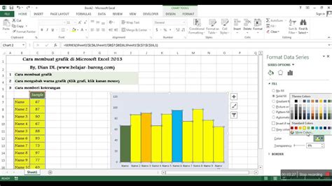 Cara Membuat Data Bar Chart di Excel