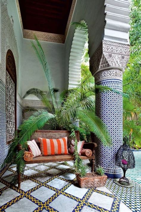 34 Beautiful Morrocan Patio Design Ideas Searchomee Moroccan Garden