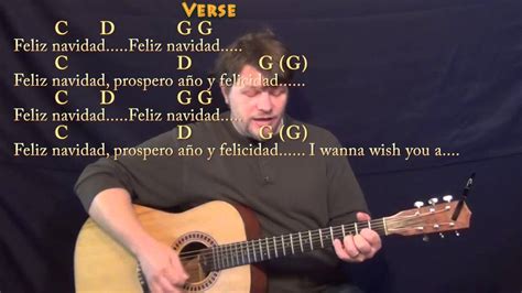 Feliz navidad for the ukulele is easy to learn and great for a beginner ukulele player. Feliz Navidad Strum Guitar Cover Lesson in G with Chords ...