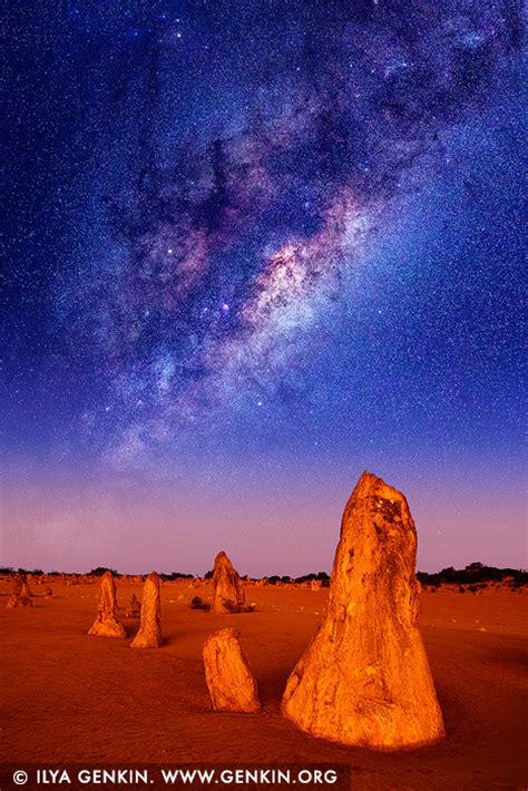 Starry Night In The Pinnacles Desert Photos Nambung National Park Wa