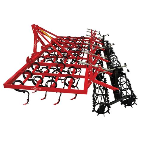 Mounted Field Cultivator Agrorange With Roller 3 Point Hitch