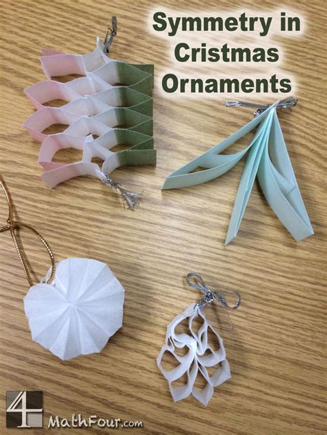 Symmetry In Christmas Ornament Crafts Christmas Ornament Crafts How