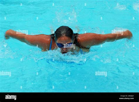 Swimming Laps In A Pool High Resolution Stock Photography And Images