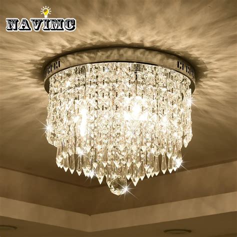 Aliexpress Com Buy Creative Aisle Lights Round Led Crystal Ceiling