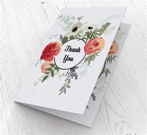 Your kind assistance has been an inspiration to me, and i feel fortunate to have a coworker like you. Flowers Thank You Cards | Personalise Online Plus Free ...