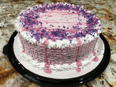 cotton candy blizzard ice cream cake by dairy queen 9 2018 i dont even want to know how many