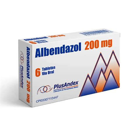 Albendazol Plusandex 200 Mg X 6 Tabletas