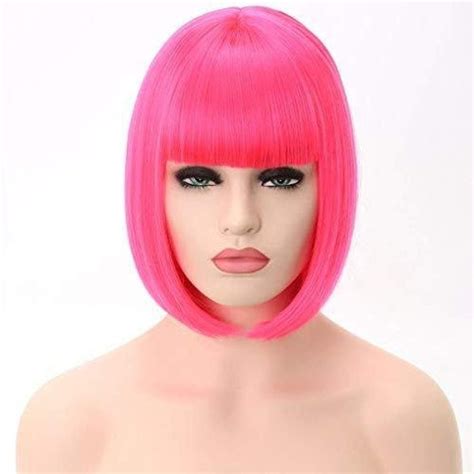 Hot Pink Wig Etsy