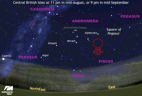 Find out how to spot these objects, as well as join some fun community science projects,inside! Find the Andromeda Galaxy in the late summer sky ...