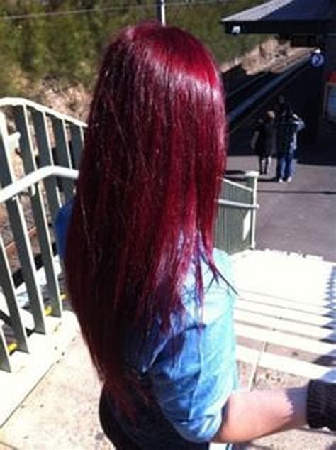 Can putting your hair up when it's still wet cause it to change into a orangey color? 49 of the Most Striking Dark Red Hair Color Ideas