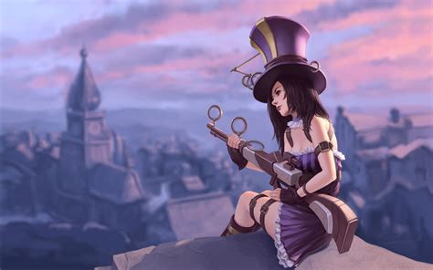 Caitlyn League Of Legends Verano Fondo De Pantalla De Caitlyn