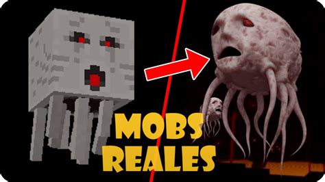 Mobs De Minecraft En La Vida Real Increible Youtube