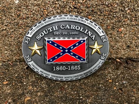 South Carolina Rebel Belt Buckle Rebel Nation