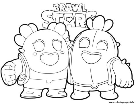The player here will need to paint characters with a few colors available. Cactus Love Brawl Stars Coloring Pages Printable