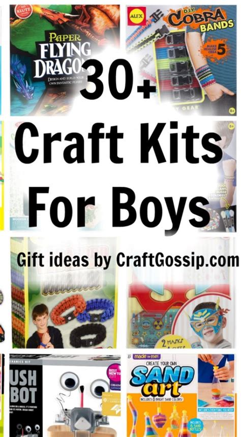 30 Craft Kit Ideas For Boys