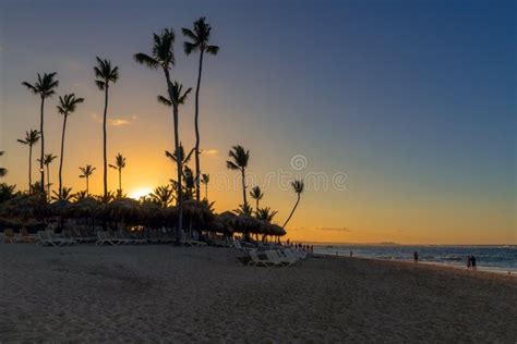 Punta Cana Sunset Stock Image Image Of Caribbean Punta 275312215