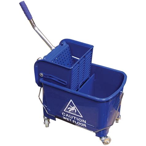 Side Press Wringer Bucket Combo - 5 gal (21 L) - Blue