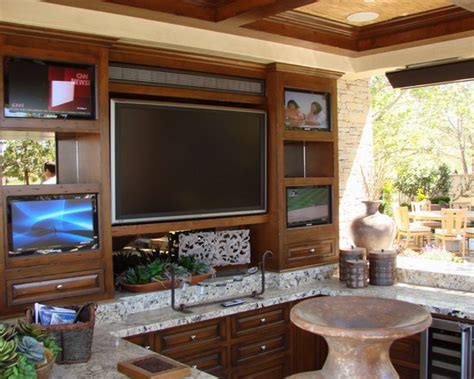 It brings simplicity, style, and modern vibe to your décor. Tv In Kitchen Design Ideas, Pictures, Remodel and Decor | House design kitchen, Smart home ...