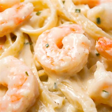 Fettuccine Alfredo With Shrimp This Is Not Diet Food