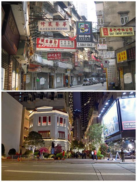 Before And After Shot Of Lee Tung Street In Hong Kong Cyberpunkcities