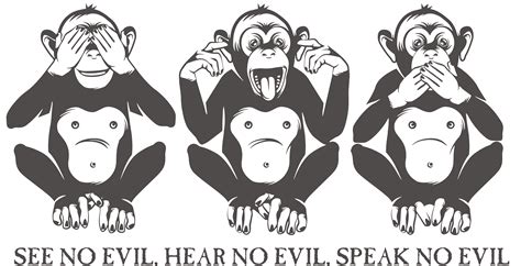 Three Wise Monkeys Royalty Free Wise Man Png Download 79204050