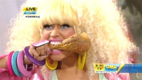 Nicki Minaj Makes Chicken The Next Meat Fashion Statement Food Blog