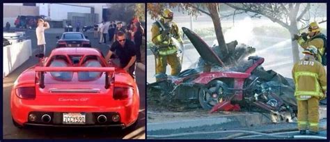 Before And After The Accident Paul Walker Car Crash Before And After