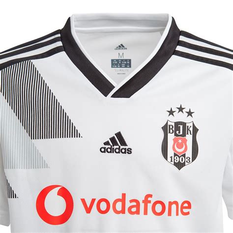 Besiktas Istanbul Home Football Short Sleeve Shirt Top T Shirt 2019 20