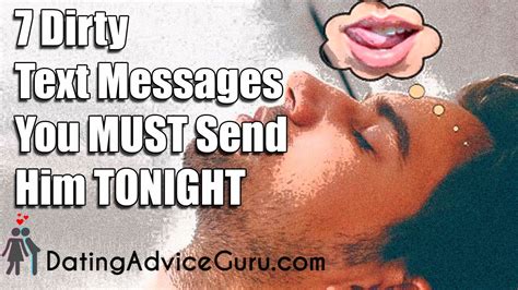 7 Dirty Text Messages You Must Send Him Tonight Youtube