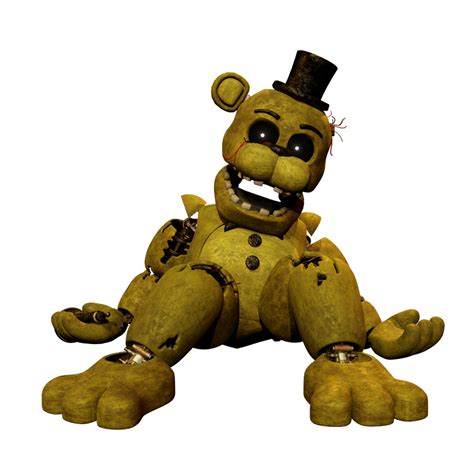 New Model Of Withered Gfreddy By E74444444444 On Deviantart