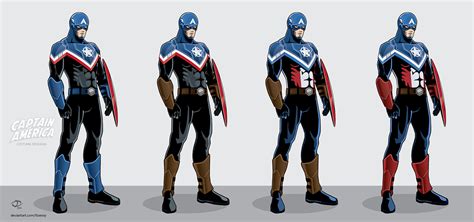 Captain America Costume Redesigns By Tloessy On Deviantart